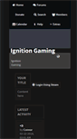 Mobile Screenshot of ignitiongaming.us